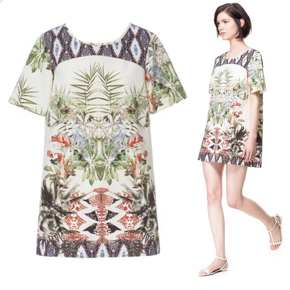 🌹Zara Print Sheath Dress🌹